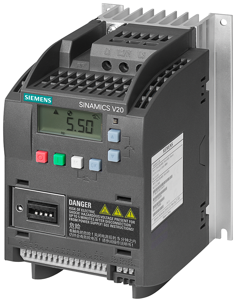 Variador SINAMICS V20 Siemens 6SL3210-5BE21-5CV0