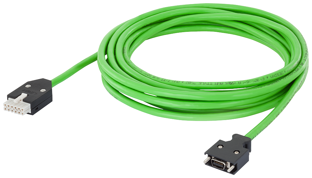 Control de movimiento Siemens 6FX3002-2CT20-1BA0 cable de señales verde