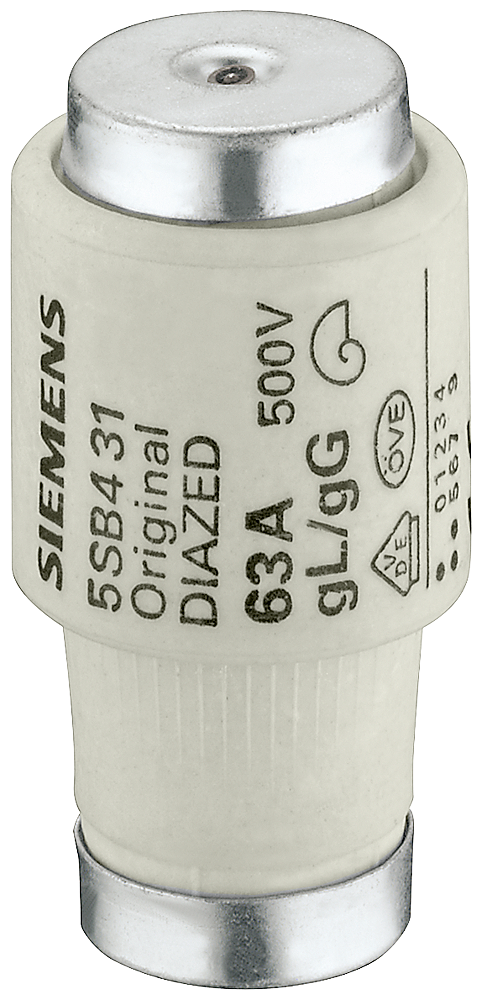 Distribucion Siemens 5SB4311 cuerpo blanco extremos metálicos