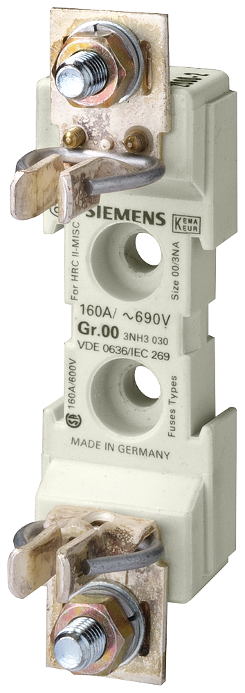 Base portafusibles Siemens 3NH3030
