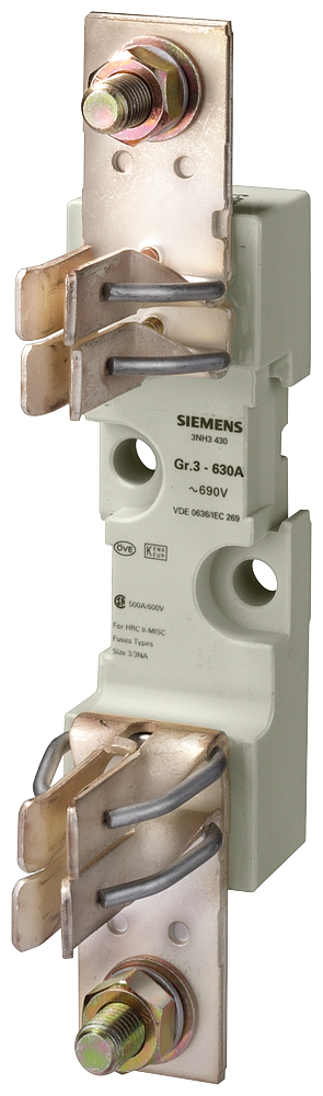 Base portafusibles NH Siemens 3NH3430 vista del producto
