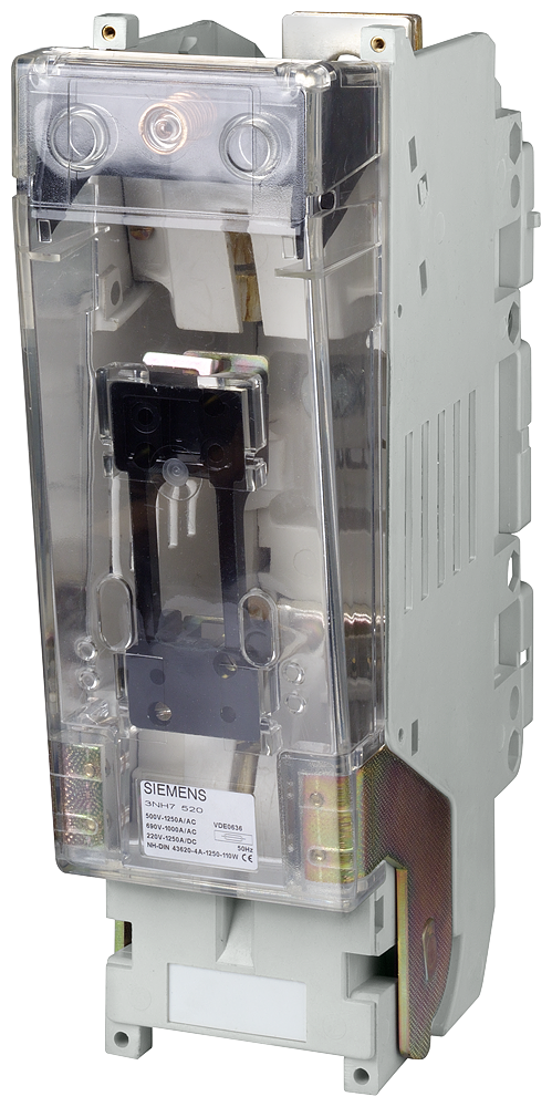 Base portafusibles NH industrial compacto Siemens 3NH7520