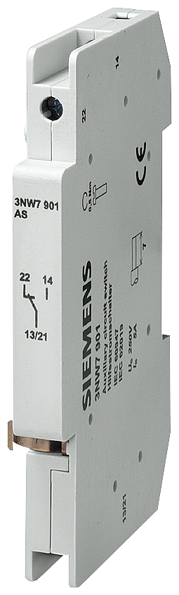 bloque de contactos Siemens 3NW7901 gris, módulo eléctrico compacto