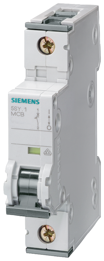 Siemens 5SY4116-7 Sentron 5SY 230/400V Interruptor Magnetotérmico Sobrecarga Cortocircuito 1P 16A