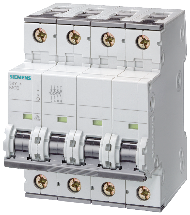 Distribucion magnetotérmica Siemens 5SY6416-7 vista del producto