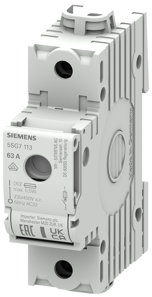 Disyuntor miniatura MINIZED Siemens 5SG7113 para cuadros eléctricos