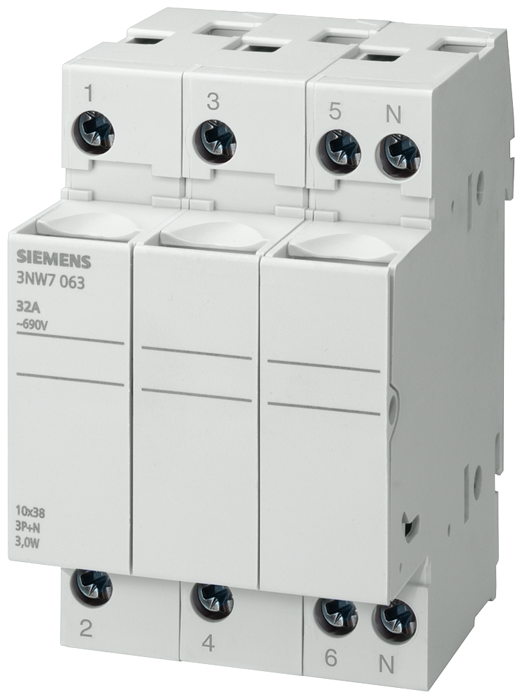 Distribución Siemens 3NW7 063
