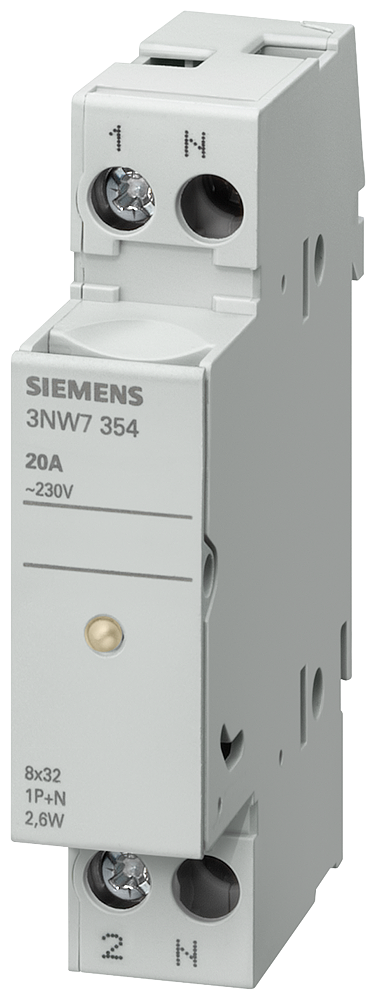 base portafusibles Siemens 3NW7014