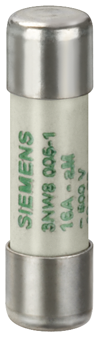 Cartucho fusible cilíndrico Siemens 3NW8006-1