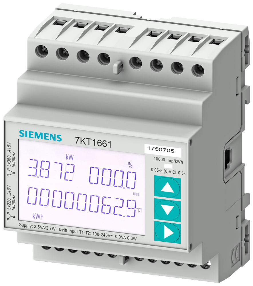 Aparato de medida Siemens 7KT1661 vista del producto