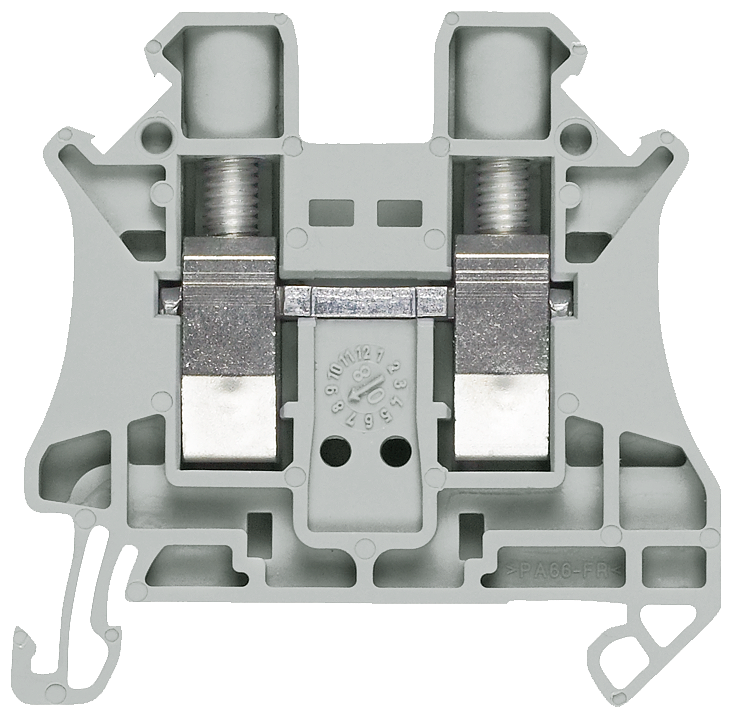 Siemens 8WH1000-0AF00 Borne De Paso Con Conexión Por Tornillo 2,5 Mm2 Gris Terminal Industrial