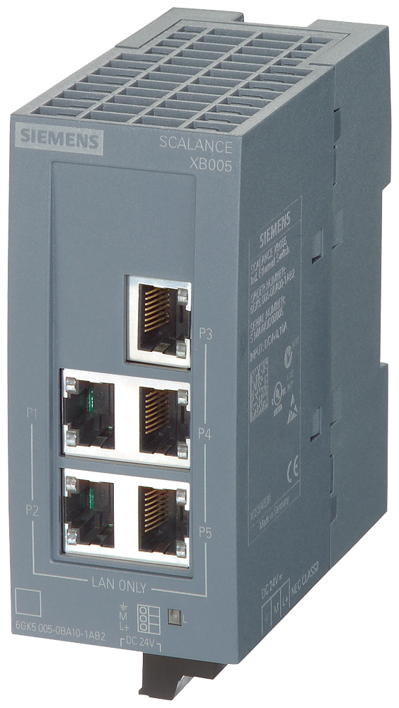 Conmutador industrial Siemens 6GK5005-0BA00-1AB2