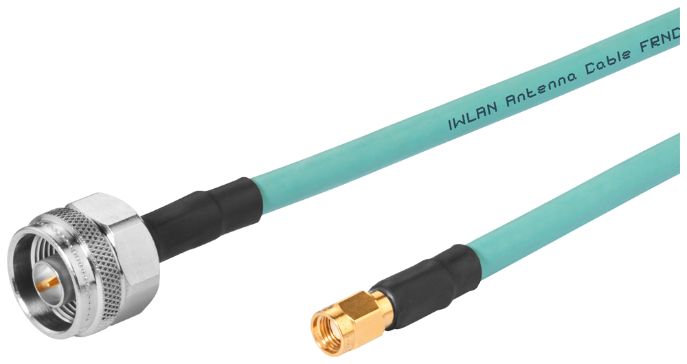Cable de Conexión Siemens modelo 6XV1875-5CH10 SIMATIC Net IWLAN Cable De Conexión Flexible N-Connect/R-SMA Macho/Macho