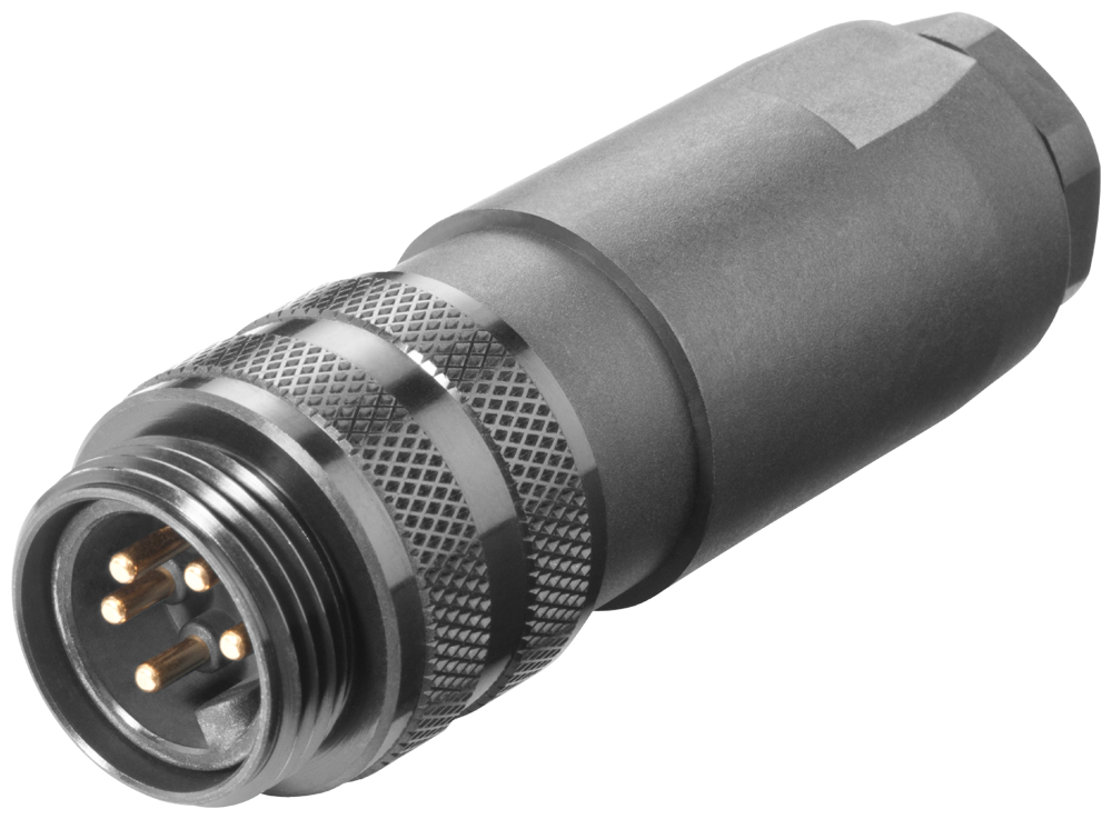 Automatización Siemens 6GK1905-0FA00 conector 7/8 para ET 200, cuerpo metálico negro