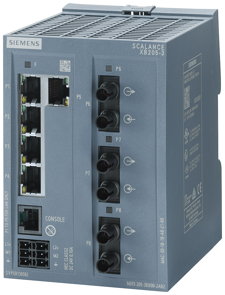 Automatizacion Siemens 6GK5205-3BB00-2AB2 vista del producto