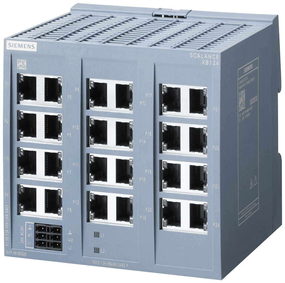 Automatizacion Siemens 6GK5124-0BA00-2AB2 vista del producto