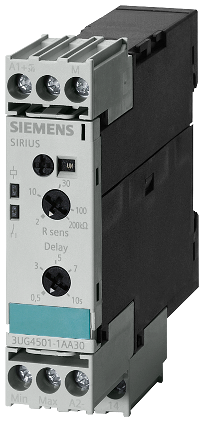 Relé de vigilancia de nivel de líquido conductivo Siemens Sirius 3UG4501-1AW30