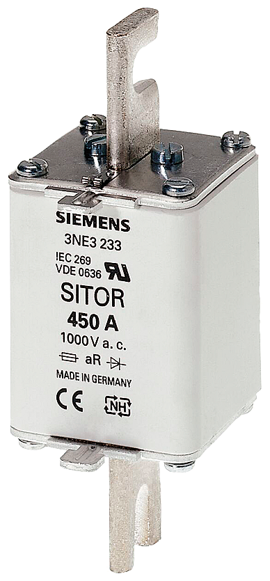 Cartucho de fusibles Siemens 3NE3231 vista del producto