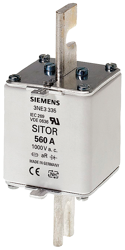 Cartucho de fusibles Siemens 3NE3335 vista del producto