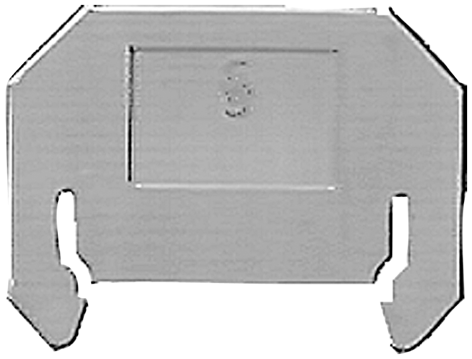 separador para bornes Siemens 8WA1820 gris metálico