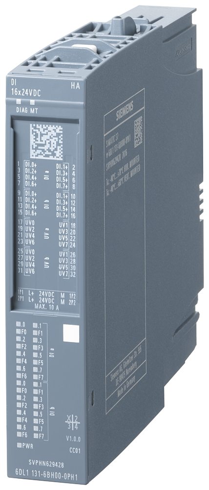 Automatización SIMATIC ET 200SP HA, MODULO Siemens 6DL1131-6BH00-0PH1