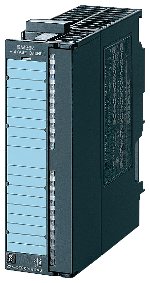 Automatización Siemens 6ES7334-0CE01-0AA0 módulo SIMATIC S7-300, frontal azul y carcasa negra