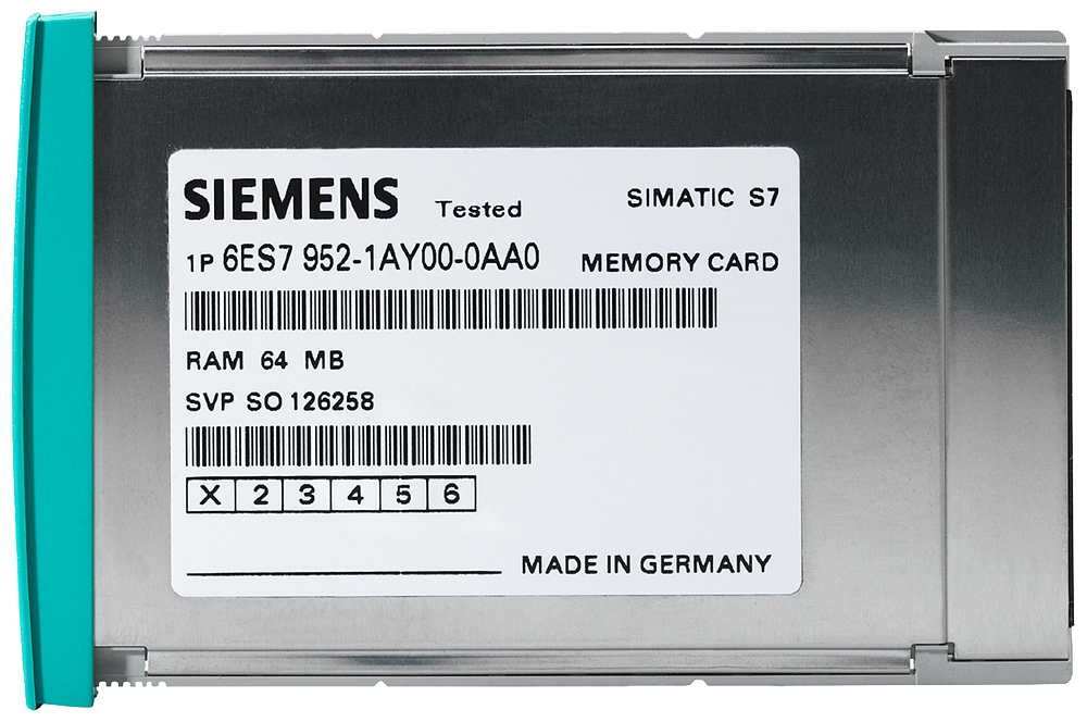 Automatizacion Siemens modelo 6ES7952-1AL00-0AA0 RAM 64 MB