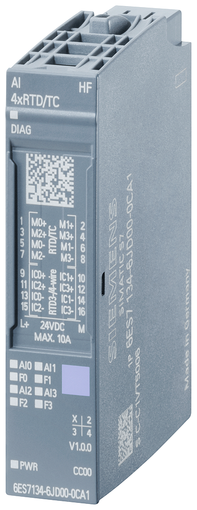 Módulo de entrada analógica Siemens 6ES7134-6JD00-0CA1