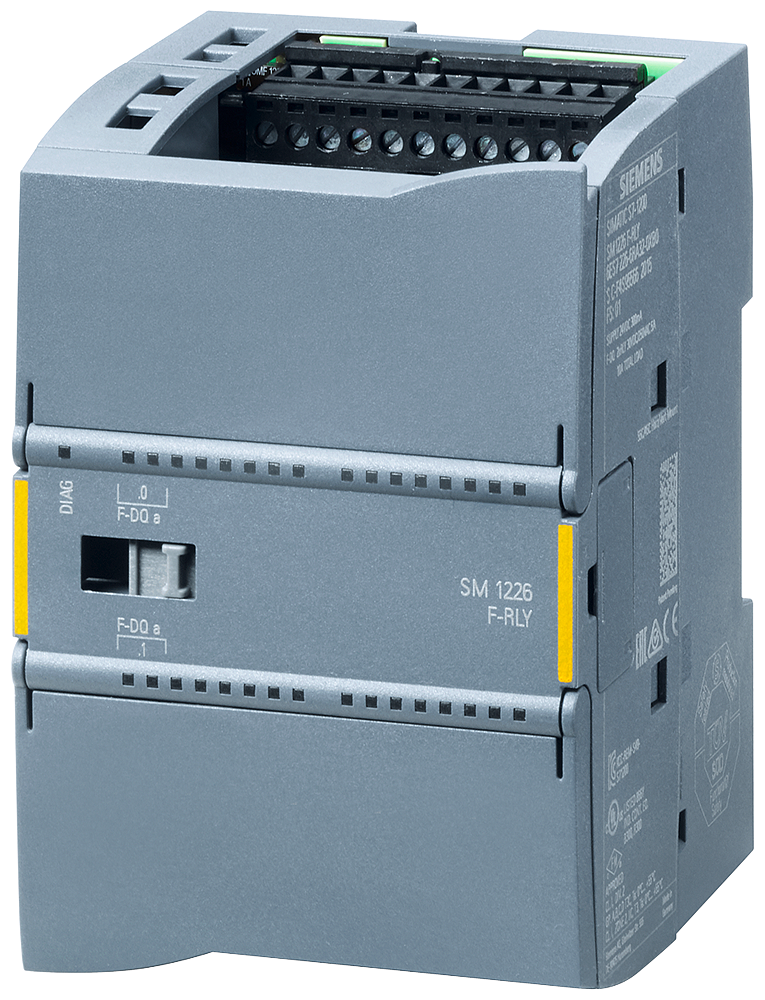 Automatización Siemens 6ES7226-6RA32-0XB0 SIMATIC S7-1200 Módulo Salida Por Relé SM 1226 PROFIsafe, 2x RLY 5A