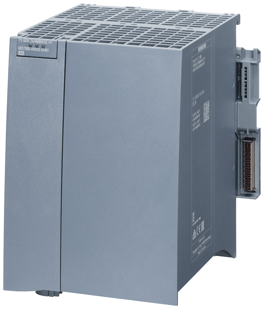 Automatización Siemens 6ES7505-0RB00-0AB0 gris vista del producto