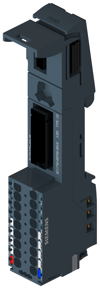 Automatizacion ET200SP Modular IO System DIN Rail Base Unit BU20-P16+A0+2B Siemens 6ES7193-6BP00-0BU0