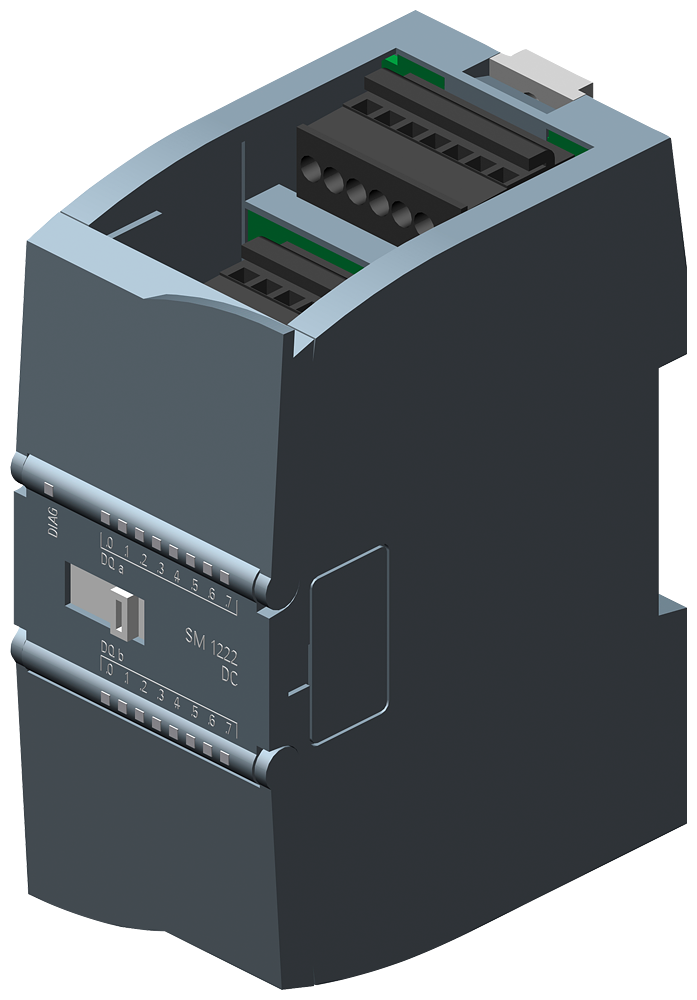 Automatización Siemens 6ES7222-1BH32-0XB0 SIMATIC S7-1200 Módulo de Salidas Digitales 16 DO DC 24V vista del producto