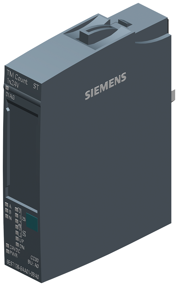 Automatizacion Siemens SIMATIC ET 200SP Módulo 1 Canal Contador Para Encoder Incremental 24V 6ES7138-6AA01-0BA0