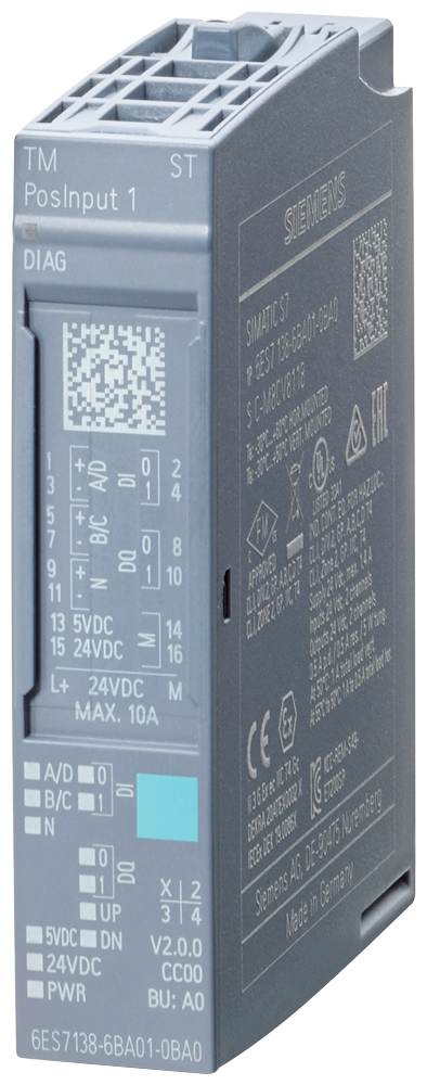 Automatizacion Siemens SIMATIC ET 200SP TM PosInput 6ES7138-6BA01-0BA0