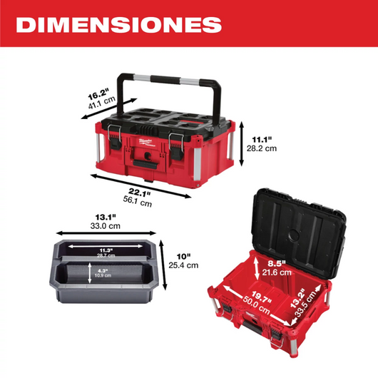 Caja para Herramientas Packout Milwaukee 48-22-8425