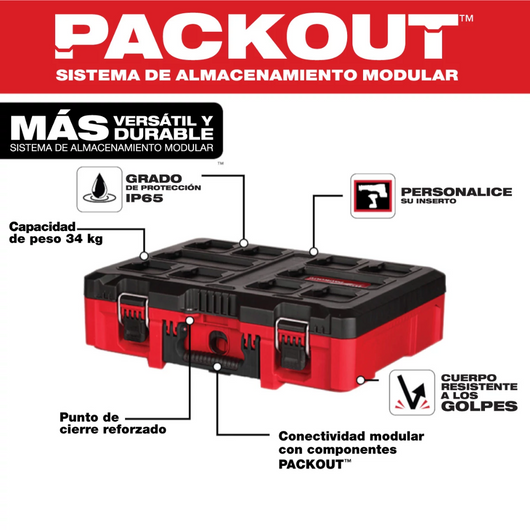 Caja para Herramientas Packout Milwaukee 48-22-845