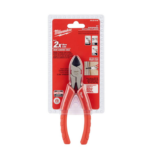 Pinza de corte diagonal de 6" Milwaukee 48-22-6106