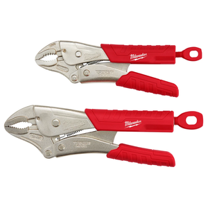 Pinzas de presion de punta curva TORQUE LOCK 7y10" 2 pzs Milwaukee 48-22-3402