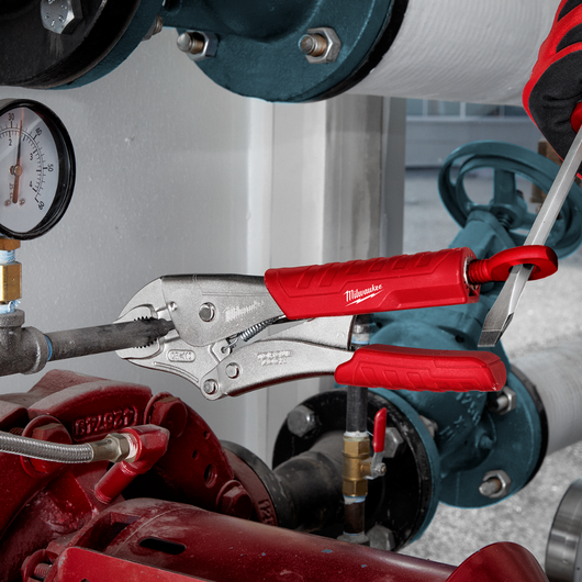 Pinzas de presion de punta curva TORQUE LOCK 7y10" 2 pzs Milwaukee 48-22-3402