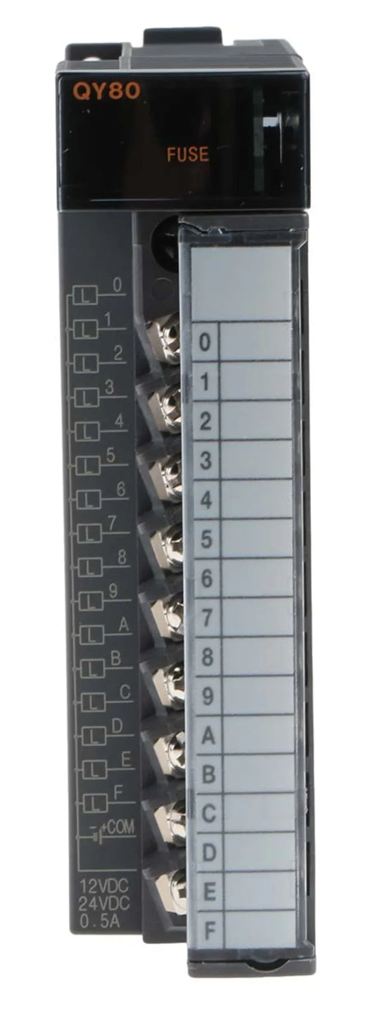 Modulo de 16 salidas transistor 24 V CC; 0.5 A Mitsubishi QY80