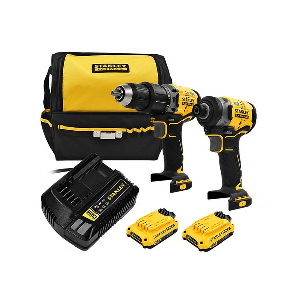Rotomartillo Stanley 20V Brushless + Atornillador de Impacto