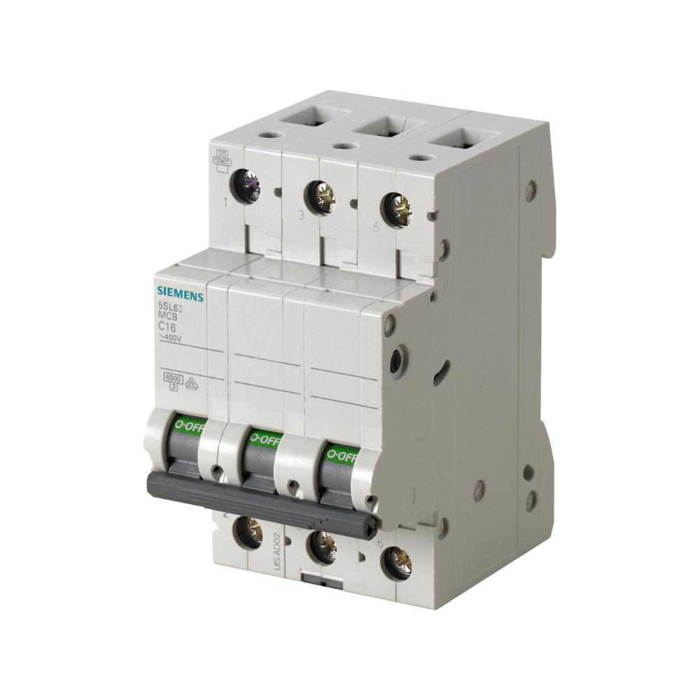 Disyuntor Siemens 5SL6332-7CC gris vista del producto