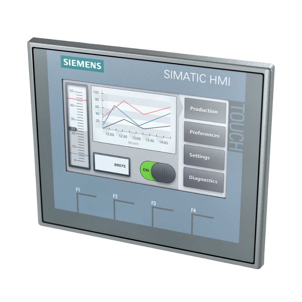 Panel HMI Siemens 6AV2123-2DB03-0AX0 vista del producto