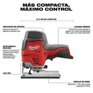 Sierra caladora Milwaukee M12™ 2445-20