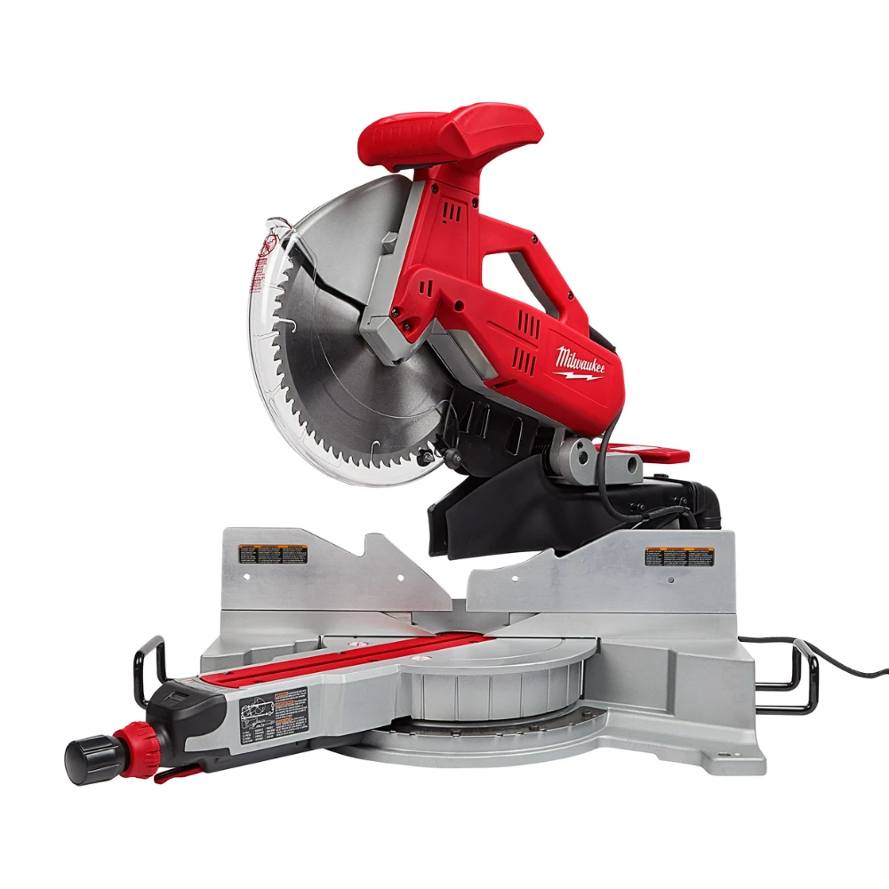 Sierra ingletadora compuesta deslizante con doble bisel de 12 pulg Milwaukee 6955-20