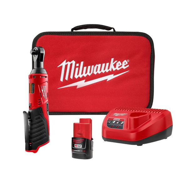 Trinquete Inalambrico de Iones de Litio de 3/8" M12 Milwaukee 2457-21