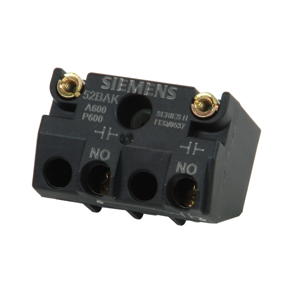 Bloque de terminales Siemens US2:52BAK negro
