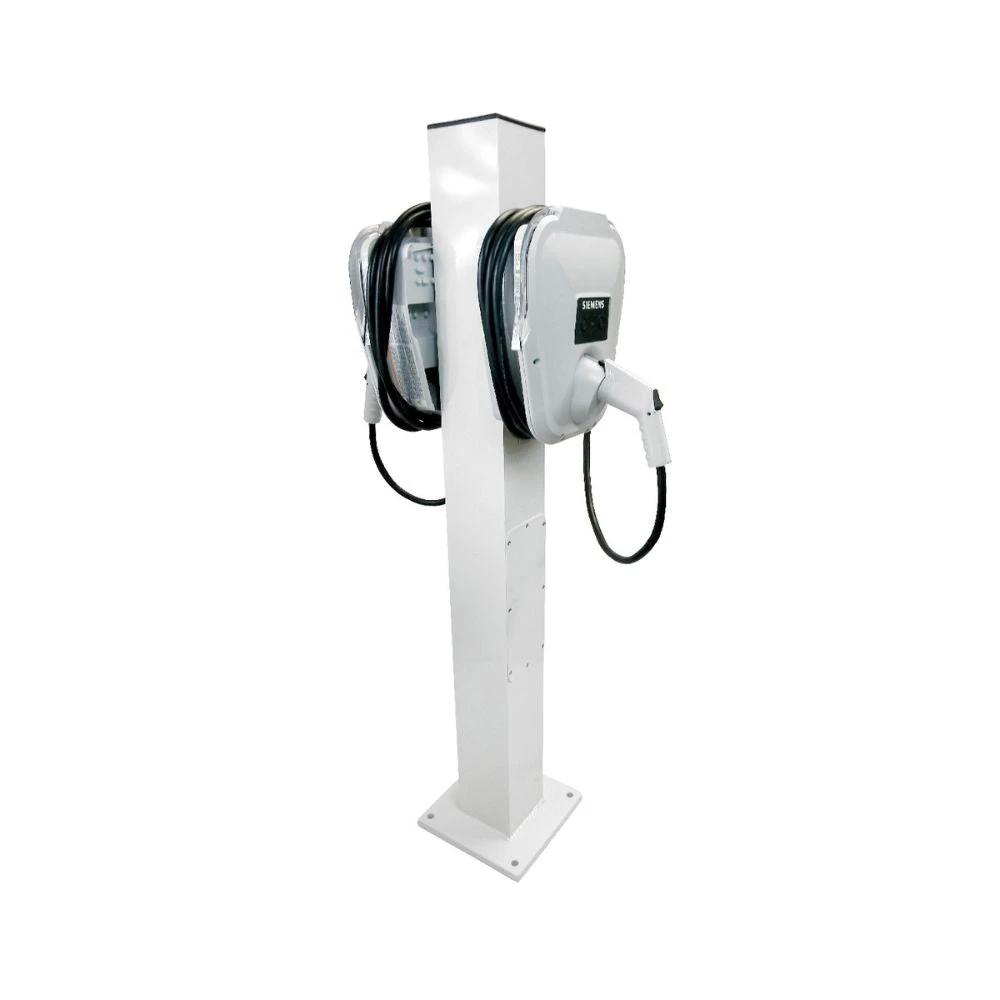 Poste doble para montaje de dos VERSICHARGE espalda con espalda US2VCPOSTGRY2 Siemens