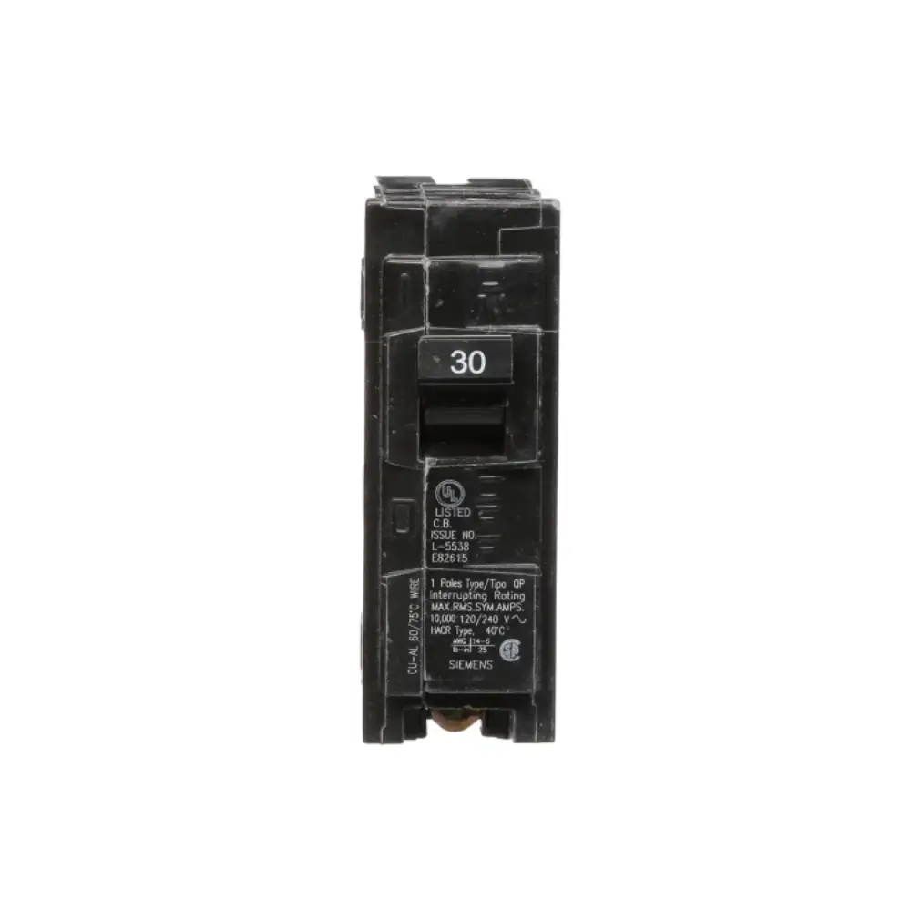 Disyuntor monofásico de panel Siemens US2:Q130 para cuadro eléctrico