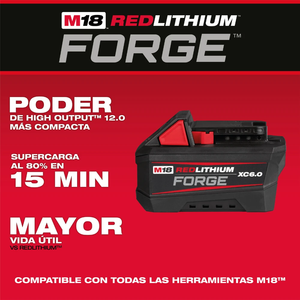 Bateria M18 REDLITHIUM FORGE XC6.0 Milwaukee 48-11-1861